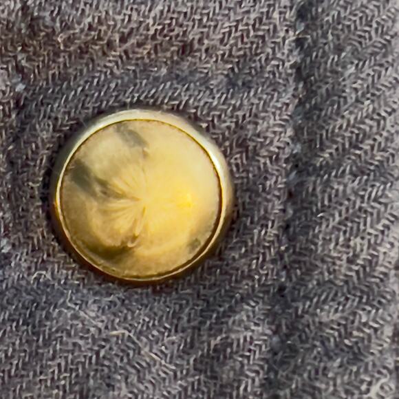 American Eagle Outfitter Shirt Men 2XL Vintage Fit Marble Snap Buttons Flannel - Picture 3 of 11